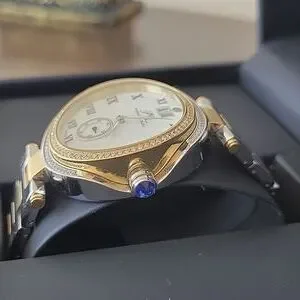 Women\'s south sea swarovski crystal bracelet watch,40 mm. Porsamo Blue Porsamo Bleu South Sea Crystal Quartz Ladies Watch 104ESSC  main image 2